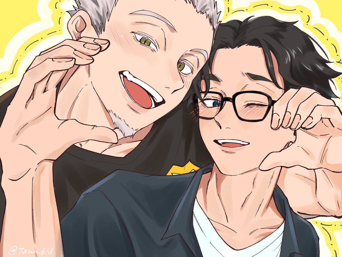 Tsun613's tweet photo. セルフオマージュ
#兎赤 #bokuaka https://t.co/Qtx1972Azn
