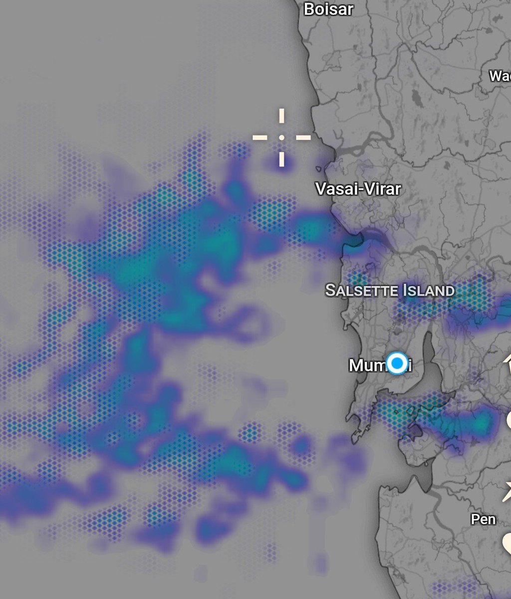 deepesh_p23's tweet photo. Heavy Rains in line for Mumbai and MMR region 🌧️
Vasai Virar and Western Suburbs will also be hit by these bands. 
#MumbaiRains https://t.co/scwFqEx0DL