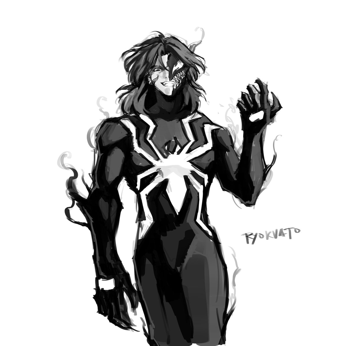 AtoRyoku's tweet photo. my venom oc persona lez go

#spidersona #venom #fanartㅤㅤㅤㅤ #oc https://t.co/qoCFSWQUqM