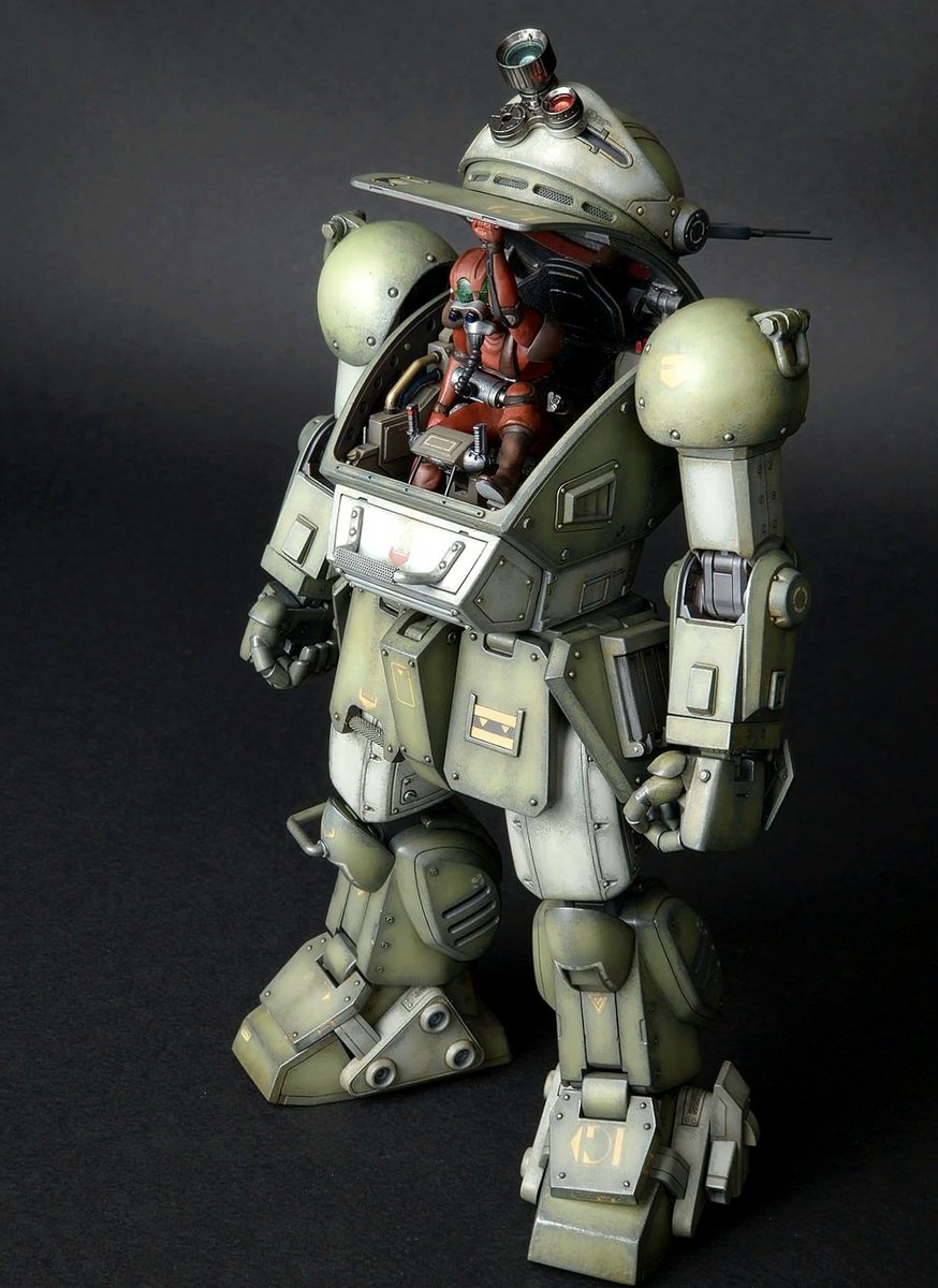 Abe_votoms's tweet photo. 1/20 ATM-09-ST Ready for Sortie.
Still learning figure work...🤕
I modified the in-box figure for this scene.
#Votoms #Scopedog #ボトムズ #スコープドッグ https://t.co/crUijHMOlk