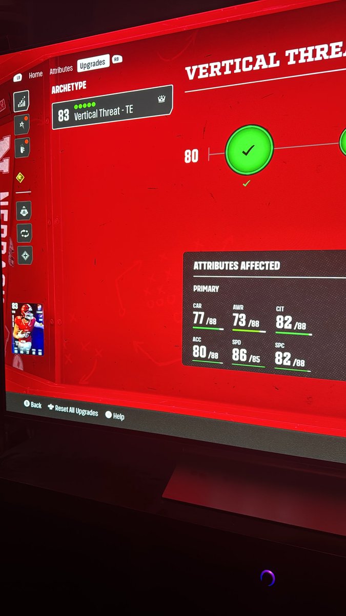 MatthewSchu33's tweet photo. @Zirksee did they change Peter Clark to a max of 85 speed??? https://t.co/kVSFePPuMj