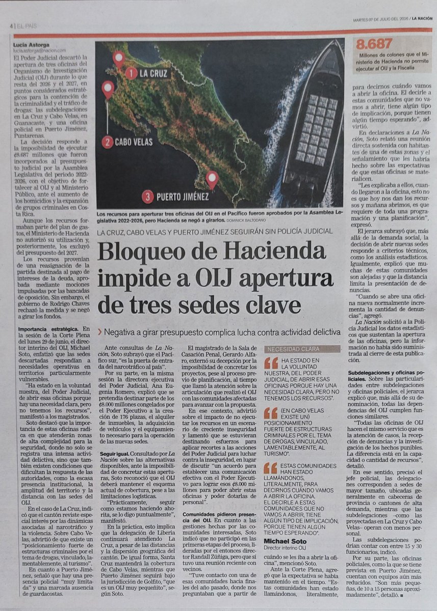 gustavonunez75's tweet photo. #AbranLosOjos
Comparen el discurso mentiro y populista de Laura Fernández vrs. la realidad. La lucha del gobierno contra el crimen organizado se limita a un 🎪 todos los miércoles. Pero vean como le niegan recursos al OIJ para actuar en zonas vulnerables. Conflicto de intereses? https://t.co/rJ39CVHToS