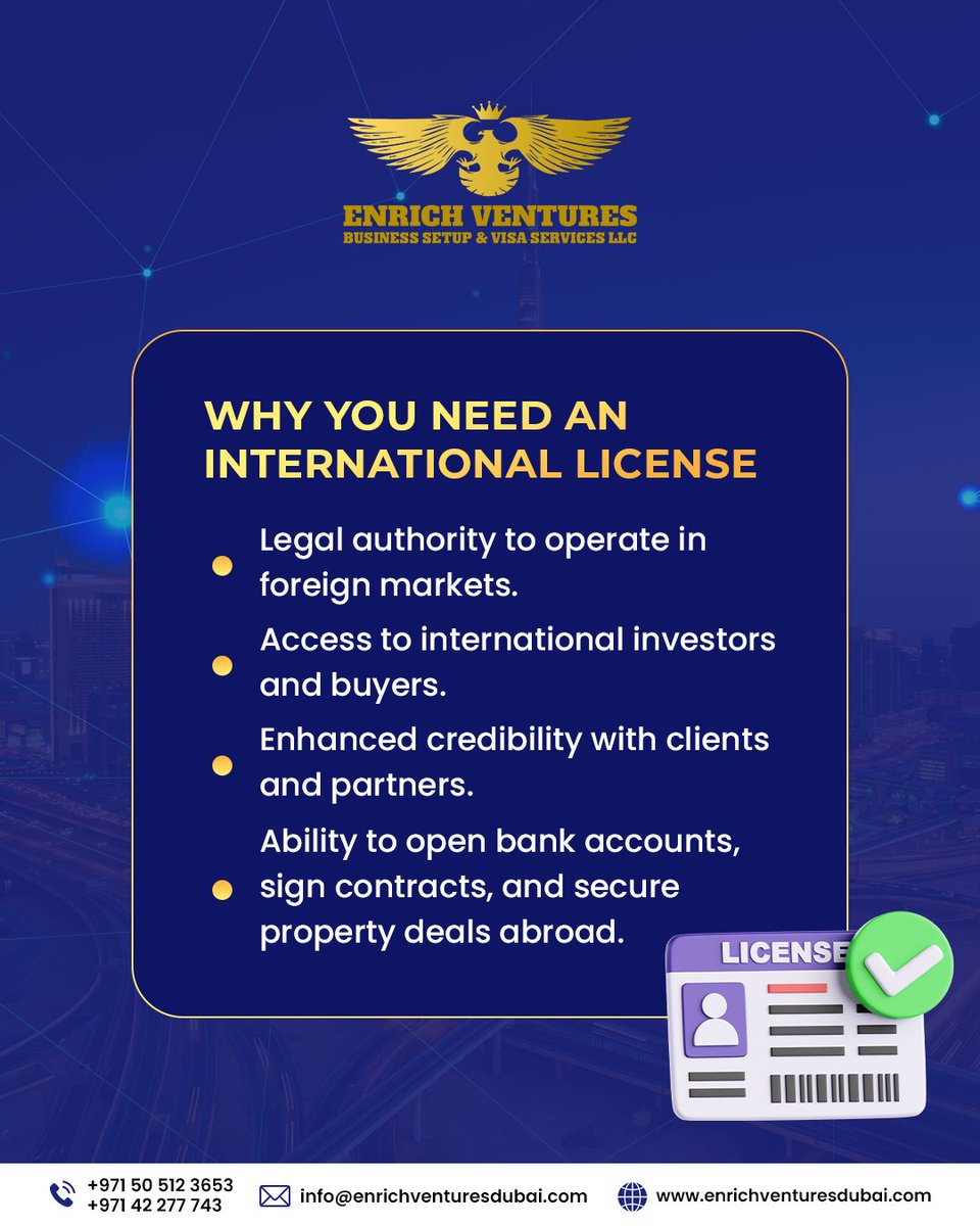 enrichventures_'s tweet photo. 🏙️ Take your real estate business beyond borders! 🌍

💬 Comment "REAL ESTATE" for a FREE consultation!

📞 +971 50 512 3653 | +971 42 277 743
📧 info@enrichventuresdubai.com
🌐 https://t.co/93lVApUcIe

#EnrichVentures #RealEstateDubai #BusinessSetupDubai #DubaiBusiness https://t.co/OFCyE5yGdg