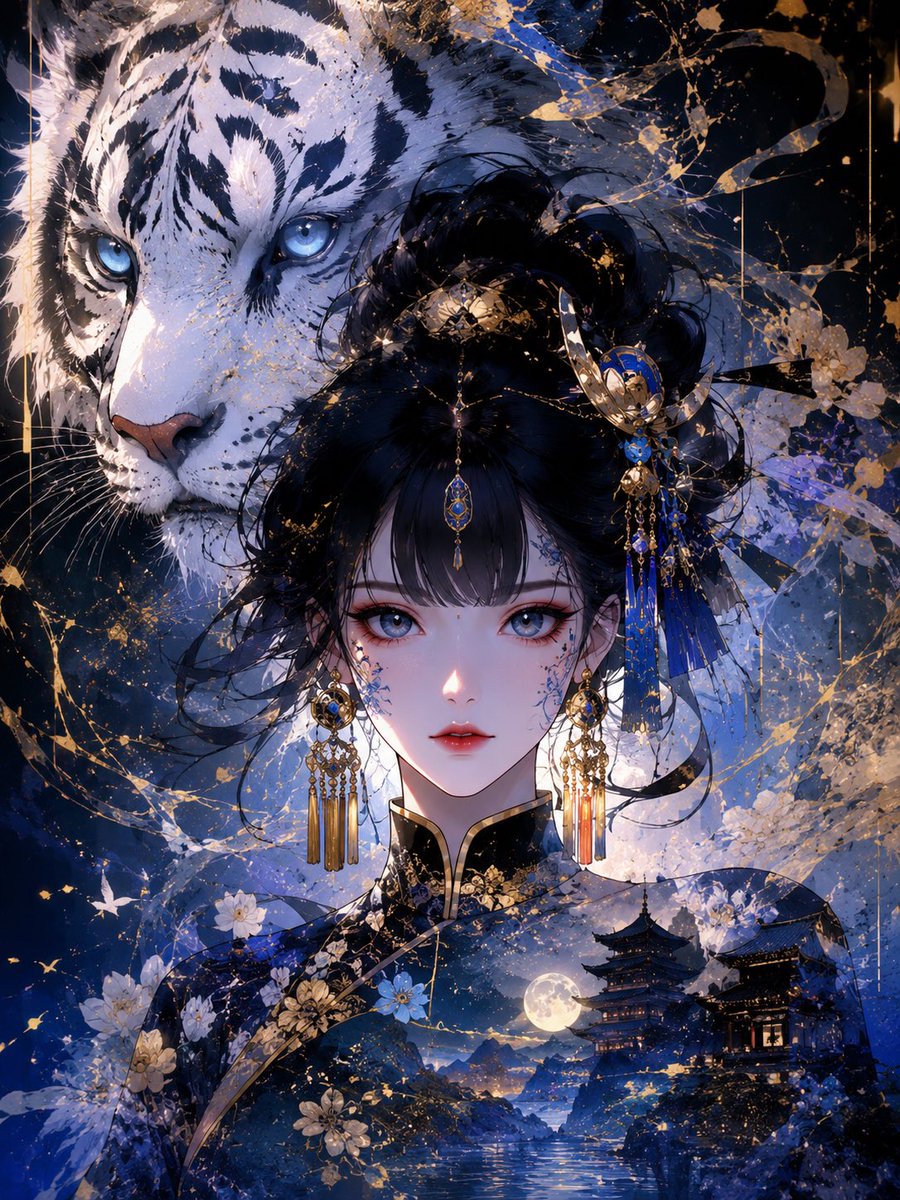 AYA5212aya's tweet photo. 「ゆる募」イベント #AI貴方の推しの四聖獣
推しを青龍・白虎・朱雀・玄武に変身させるAIアートコンテスト！
生成画像に #AI貴方の推しの四聖獣 をつけて引用投稿しよう✨
推し名＋コメント添えて参加OK！
カッコいい・美しい幻想アート大歓迎！
エロ・グロ❌基本自由です💕
7/8〜7/10(金)まで… https://t.co/lCOwJFzSjV