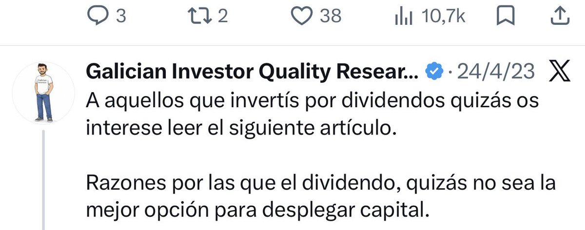 El Loco del Dividendo tweet media