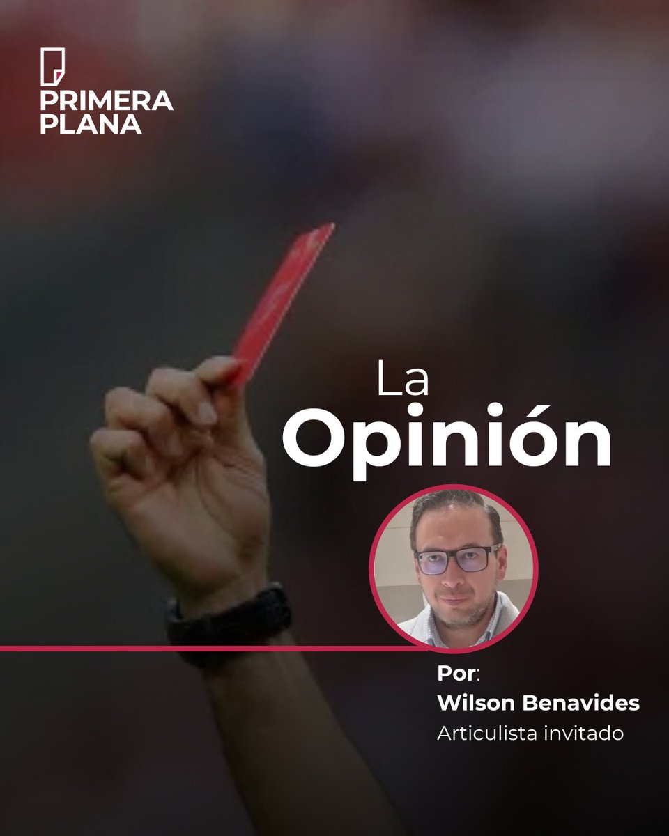 PrimeraPlanaECU's tweet photo. 📃"La presión política sobre la FIFA surtió efecto pero el resultado en la cancha fue totalmente opuesto al esperado. Lo mismo puede suceder en la política, donde en el caso ecuatoriano, la lógica del poder de turno está intentando incidir no solo en las reglas del juego democrático como ya sucedió en las elecciones de 2025 sino en los actores que compitan en la contienda".

✍️La #opinión de @wilsonbenavids ⬇️
https://t.co/l4fuZIFLHR