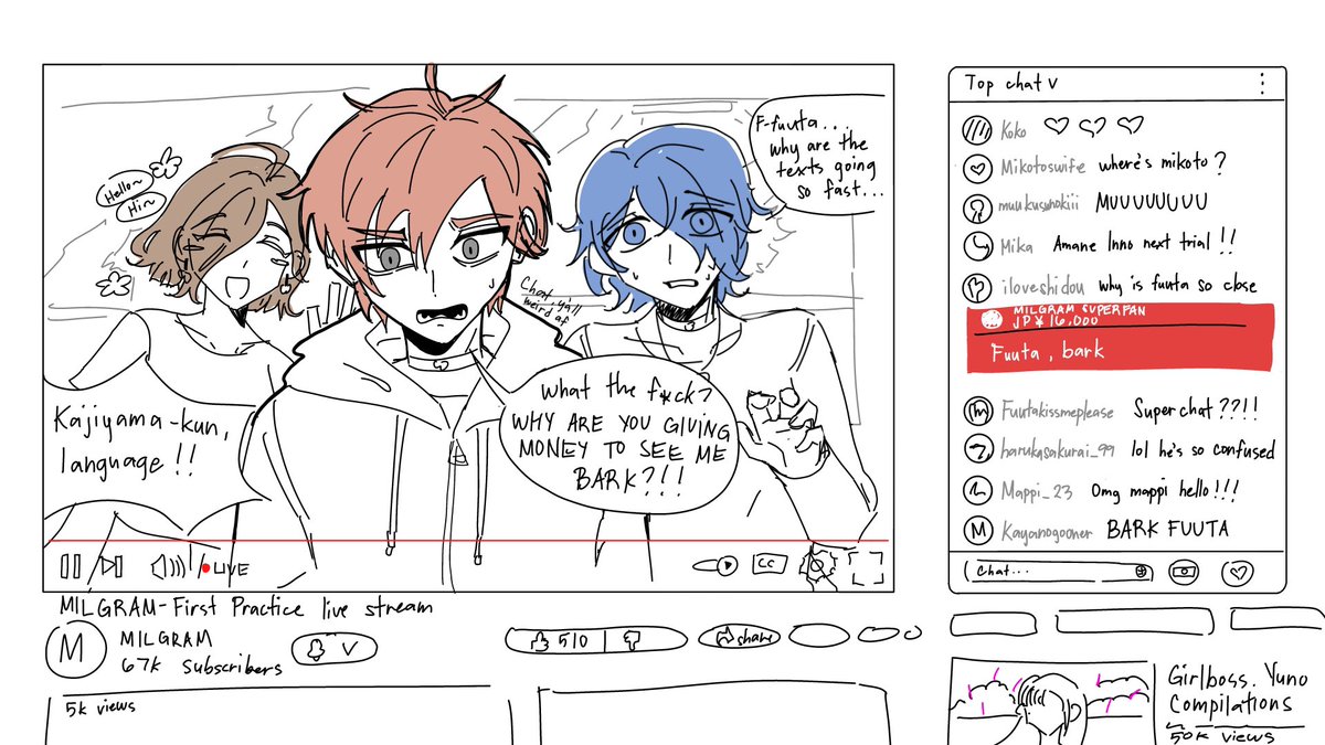 FoppyDoodles's tweet photo. More MILGRAM Idol AU doodles (you can request or ask me about this au if u want, tho i prolly already answered it on my tiktok)
#milgram_fa #01_m #10_m #03_m #06_m https://t.co/MN01yAL90Z