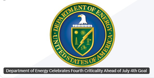 HopfJames's tweet photo. Aalo Atomics’ advanced reactor design, Aalo-X, successfully completed a zero-power fueled criticality demonstration on July 4.  It is the fourth micro-reactor to achieve criticality under the DoE Reactor Pilot Program.  Article link in reply. https://t.co/nULZ4XLIT2
