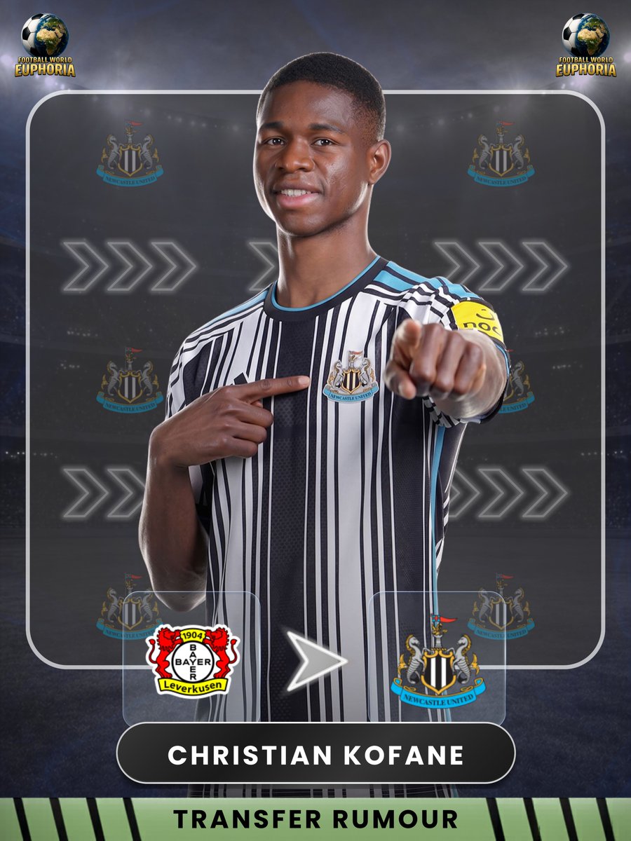 F_W_Euphoria's tweet photo. 🚨 Transfer news

1. Jules Koundé → Manchester United 🇬🇧

2. Christian Kofane → Newcastle United 🇬🇧

3. Christ Inao Oulaï → Fiorentina 🇮🇹

4. Federico Gatti → Napoli 🇮🇹 https://t.co/lFlcjm1dvI