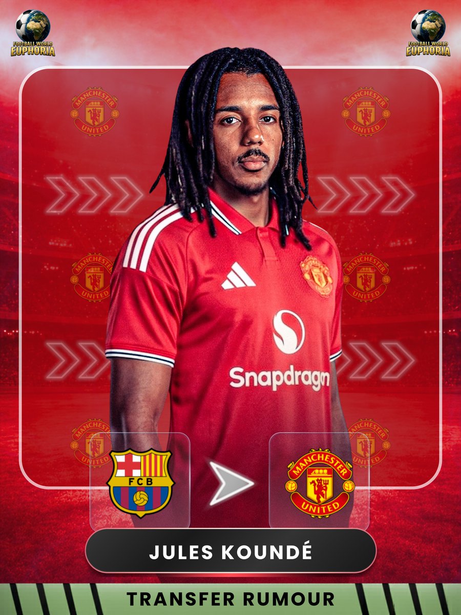 F_W_Euphoria's tweet photo. 🚨 Transfer news

1. Jules Koundé → Manchester United 🇬🇧

2. Christian Kofane → Newcastle United 🇬🇧

3. Christ Inao Oulaï → Fiorentina 🇮🇹

4. Federico Gatti → Napoli 🇮🇹 https://t.co/lFlcjm1dvI