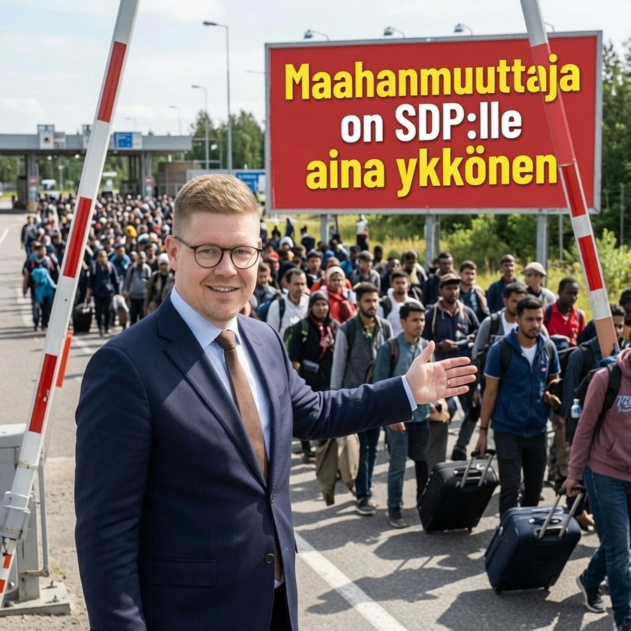 ostermaa17102's tweet photo. vaikka eivät tekisi töitä päivääkään.mutta rikostilastot
kasvaa.
SDP;tä ei saa päästää valtaan
ikinä. https://t.co/3CKP9eYArN