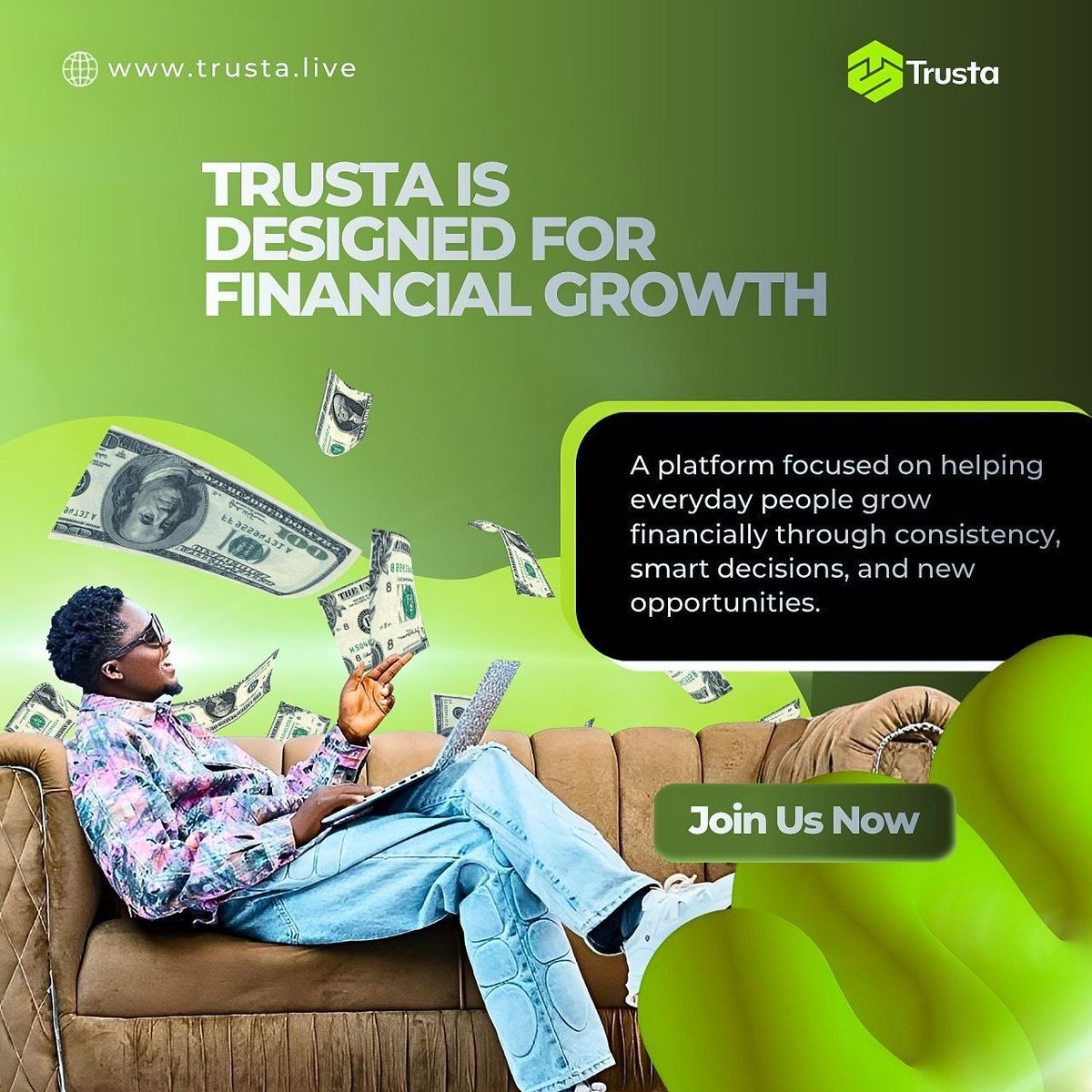 stevemich22's tweet photo. That urgent 2k you are looking for, you can get it with that your phone 🥳💰

Trusta is a guaranteed earning opportunity for all. 💸💚

Join Trusta now and start cashing out daily!

https://t.co/KPaAQklbU6 https://t.co/k8h0nZFcGh