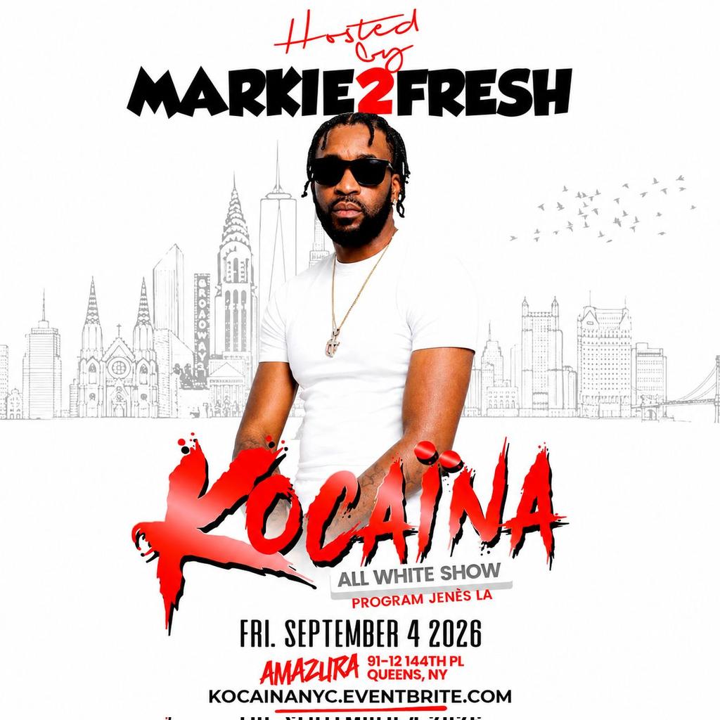 mrhaiticoncept's tweet photo. This year KOCAÏNA will be hosted by the one and only Markie2Fresh..... don't sleep on it. Get your tickets Today on eventbrite

https://t.co/JFj6aTWEzJ https://t.co/2WKiBP9na6