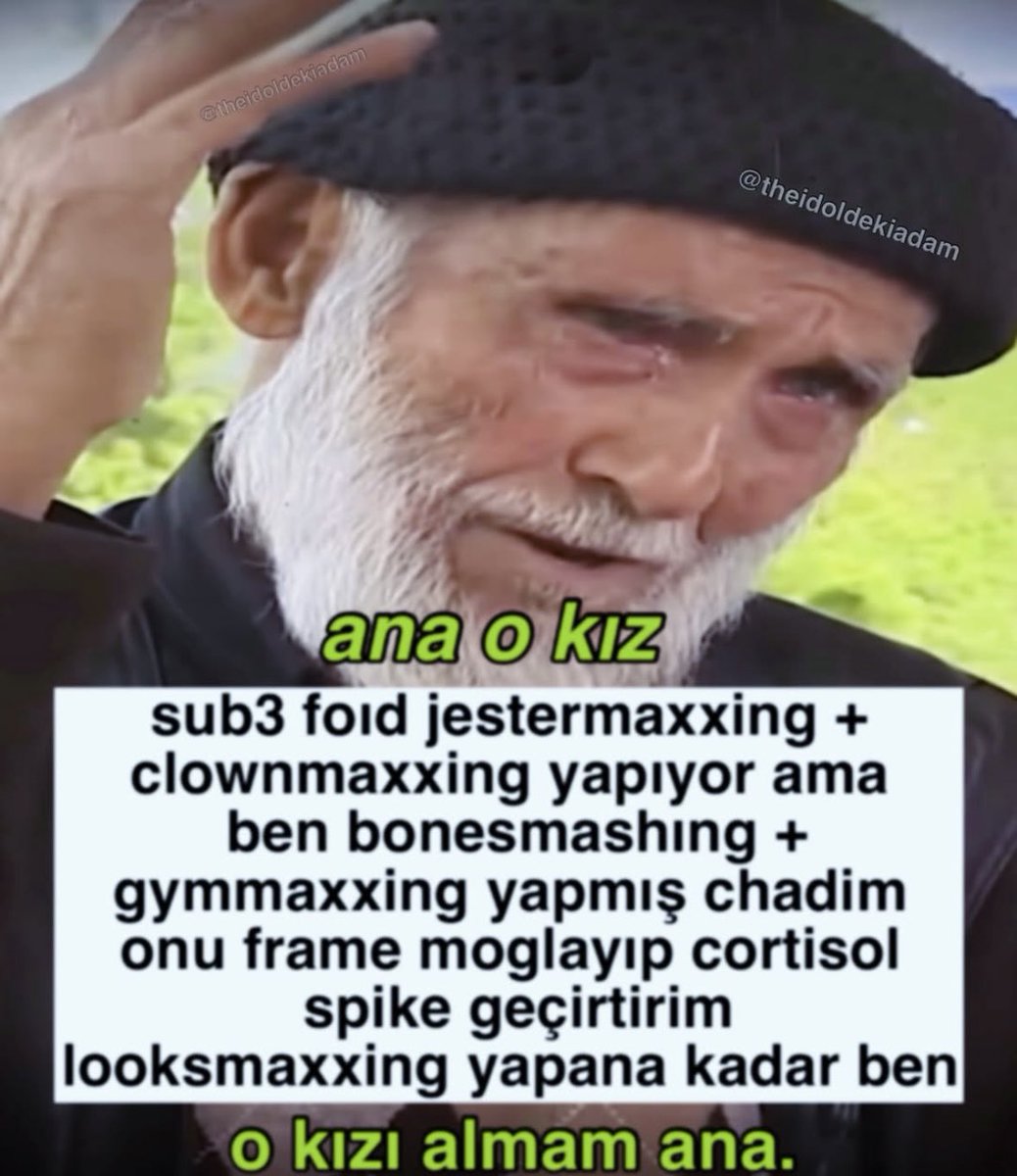erenklft's tweet photo. Öyle bir noktadayız ki bu amcaya dönüştük xd https://t.co/VLoKSVIzbN