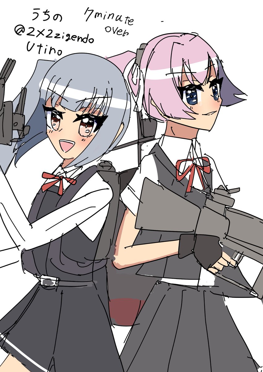 2X2zigendoUtino's tweet photo. 霞(と不知火)
7分オーバー
銃だけ描く気が途中で艤装が必要なのに気がついたのと霞ちゃんの表情に手間取ったのが敗因です。
#艦これ版深夜の真剣お絵描き60分一本勝負
#艦これ版真剣お絵描き60分一本勝負_20260707
#霞 https://t.co/GsysQSwOBv