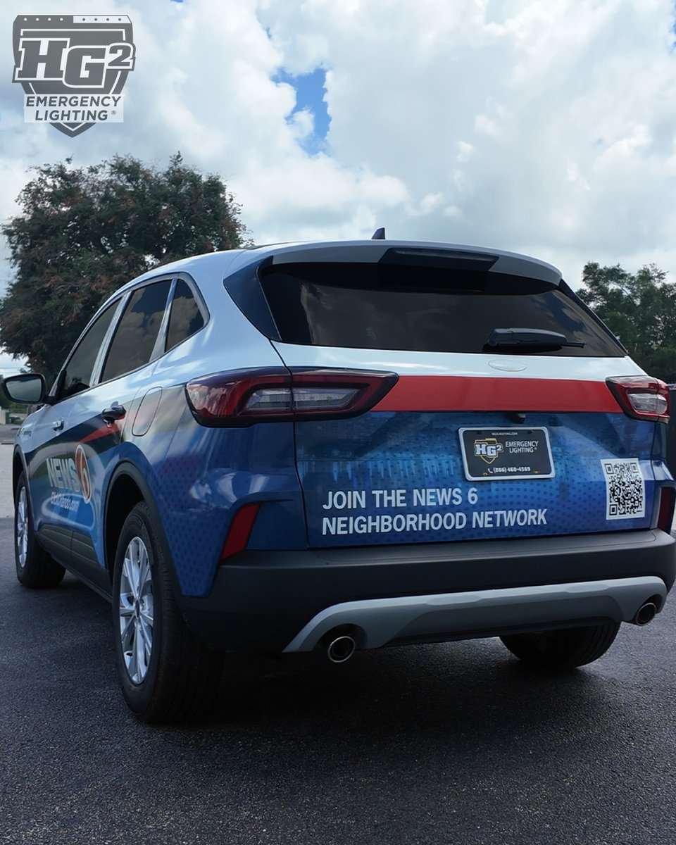 HG2Lighting's tweet photo. News never looked better.📺📻🗞️🚗
2026 Ford Escape
#ford #hg2emergencylighting #localnews #onscene #firstonscene #news6 #news6wkmg #neighborhoodnetwork #wrap #fullwrap #vehiclewrap #custtomwrap #wrapexperts #decals #VinylWrap #CarWrap #WrapDesign #VehicleBranding https://t.co/zeWD6yWZdT