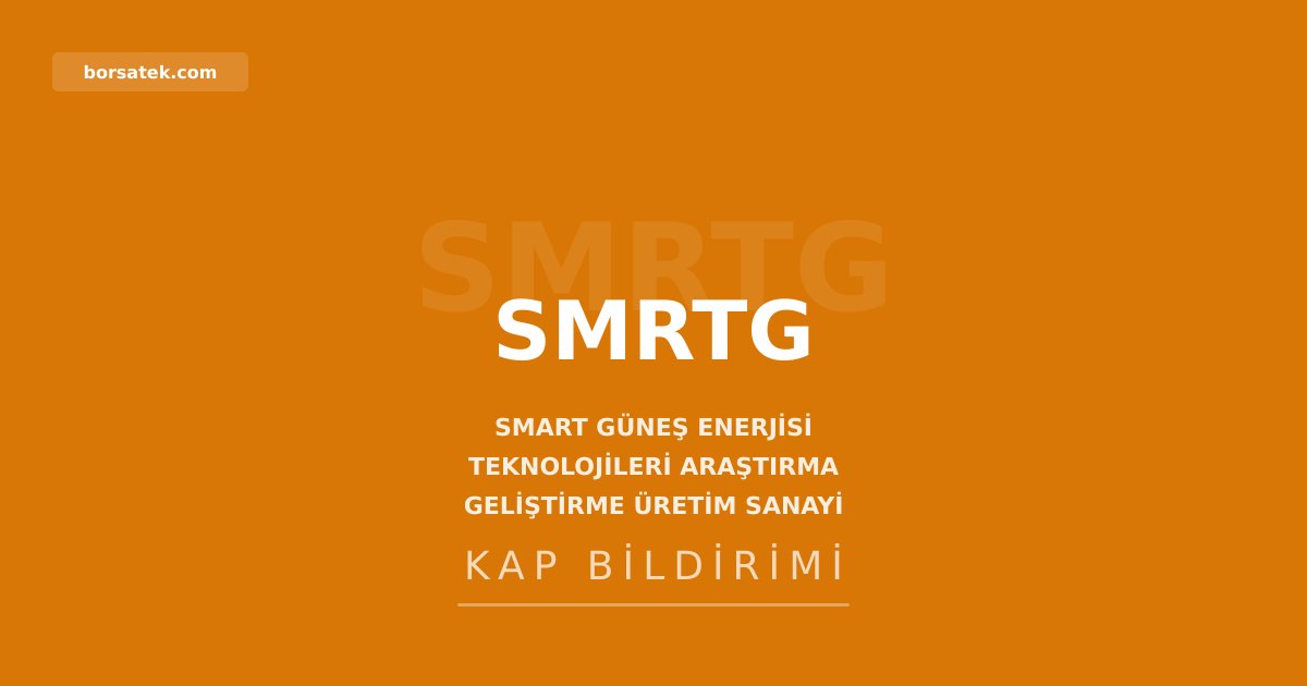 Borsatek's tweet photo. Smart Güneş Enerjisi'den 2 milyar TL'lik tahsisli sermaye artırımı başvurusu: #SMRTG #SmartGüneşEnerjisi İşte ayrıntılar... https://t.co/wNVJhJsD6e https://t.co/MwNmc9Ngfu