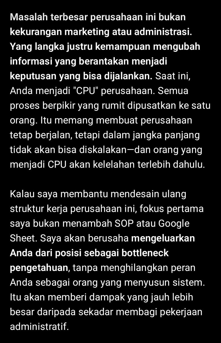 AgateRaline's tweet photo. Saking ngenesnya jobdesk, bahkan chat gpt mini berkesimpulan ini 🥲 https://t.co/Gp2Fn2vLfM