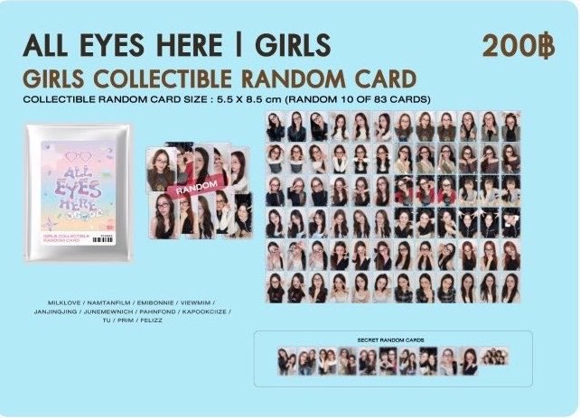 swlong_'s tweet photo. Random girls 200/ea
นัดรับหน้างานวันที่ 29 หรือนัดรับเซนลาดได้ค่า
จัดส่งไปร 50 บาท 💓

#งานมหกรรมนิยายนานาชาติ2026xGMMTV
#ตลาดนัดGMMTV https://t.co/BakZ6S4cf9