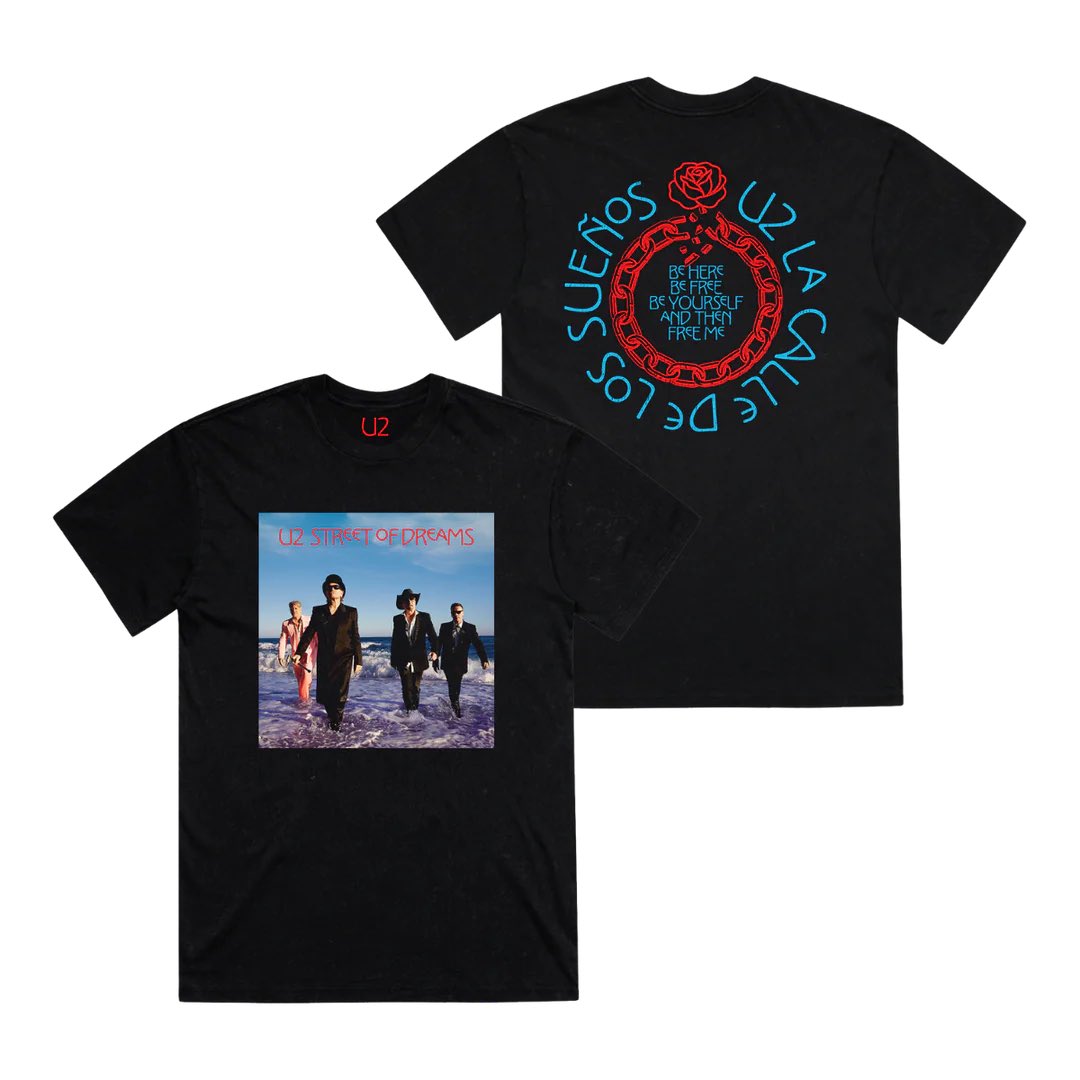 U2Valencia's tweet photo. Nuevo Merchandising de #U2 #StreetOfDreams en la web oficial https://t.co/zkxkuvUVo9 https://t.co/IL5y5saX9h