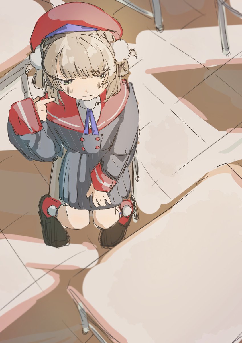oden_harusame's tweet photo. 放課後、二人きり #どろういんぐ https://t.co/v2MRZrE0UX
