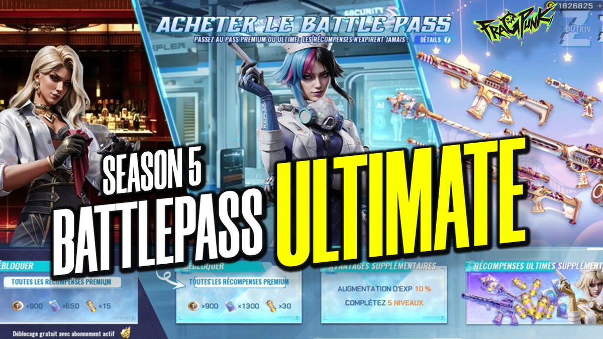 Zoutriv's tweet photo. 🎁NEW BATTLEPASS ULTIMATE @PlayFragPunk
Take a look of this new chapter amazing battlepass #FragPunkS5 #FragPunk #PunkPartner #Ixchel #Pathojen
▶️ULTIMATE REVEAL : https://t.co/Z2HfZ5mxs2 https://t.co/uLC1vXYykZ