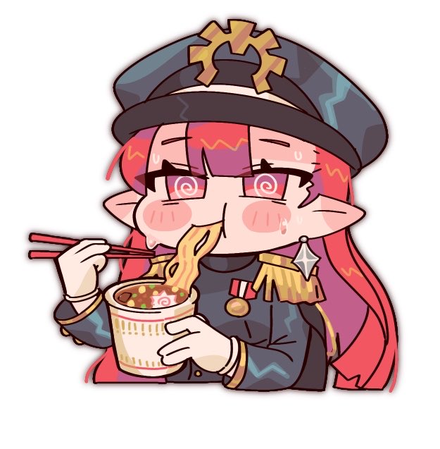 NUINUImeias's tweet photo. フリーアイコン第1弾 ラーメン食べたべヘイリーです https://t.co/UDb8aXLtXh