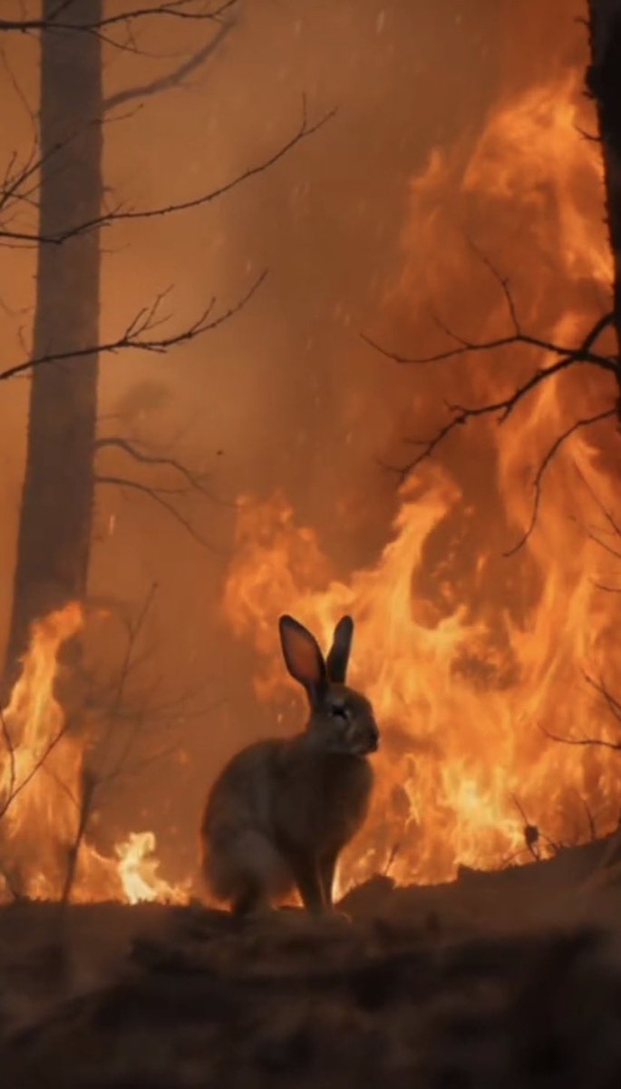 mic57330021's tweet photo. Dans chaque incendie, il n'y a pas que des arbres qui partent en fumée..
Il y a aussi des animaux qui fuient, qui paniquent, qui cherchent leur petit, leur abri, leur forêt... sans comprendre ce qui arrive, toute une vie sauvage, silencieuse et invisible, prise au piège des flammes….