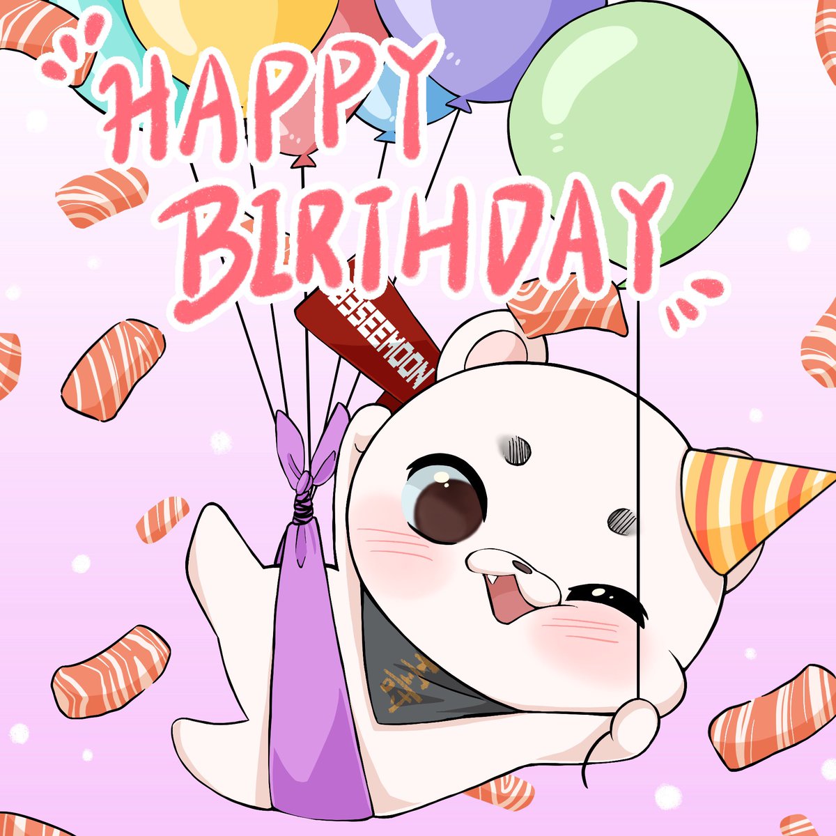 bb_2222222222's tweet photo. #一筆小森藝 
HAPPY BIRTHDAY TO 森森～🥳 https://t.co/XPOTBK23N0