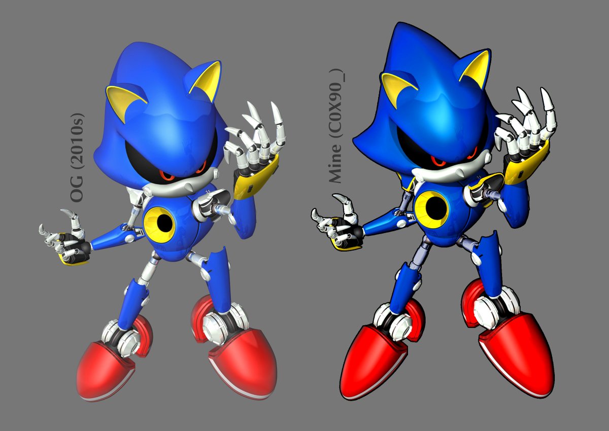 TheMON0CHR0ME_'s tweet photo. A little Edit of Metal Sonic from 2010s just for fun (kinda lazy tbh) 
#metalsonic #edit https://t.co/HVdn6CSw7I
