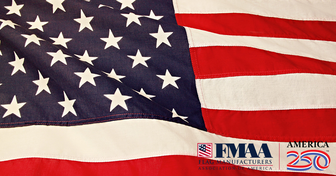 FMAA_USA's tweet photo. Stay vigilant buying an American flag! Look for 'Made in the USA' labels, quality stitching, and the FMAA Certified seal. Fly your flag proudly!
#America250 #FMAA #AmericanFlag https://t.co/oc3l2vOSUP
