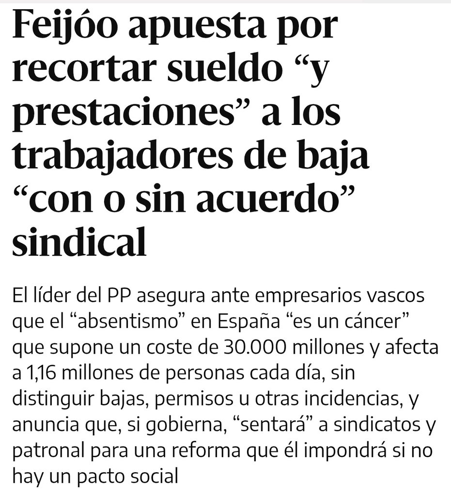 diosmay1's tweet photo. @NunezFeijoo Currantes, no digáis que no os van avisando!. 📨📥
Ejercicio de honestidad de @NunezFeijoo👇
#Salarios #Trabajadores #Currante https://t.co/snMYjeXpzv
