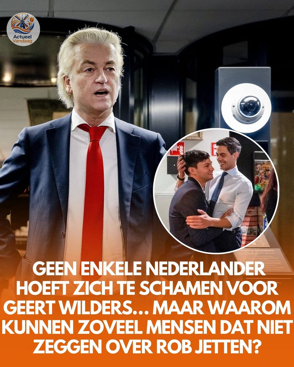 A_thefonz's tweet photo. Geen enkele Nederlander hoeft zich ooit te schamen voor Geert Wilders… maar elke Nederlander zou zich moeten schamen voor Rob Jetten." 📷
Deze keiharde uitspraak gaat razendsnel viraal en verdeelt heel Nederland. Is dit de stem van miljoenen Nederlanders... of gaat dit te ver https://t.co/wHlc6Z9uOy