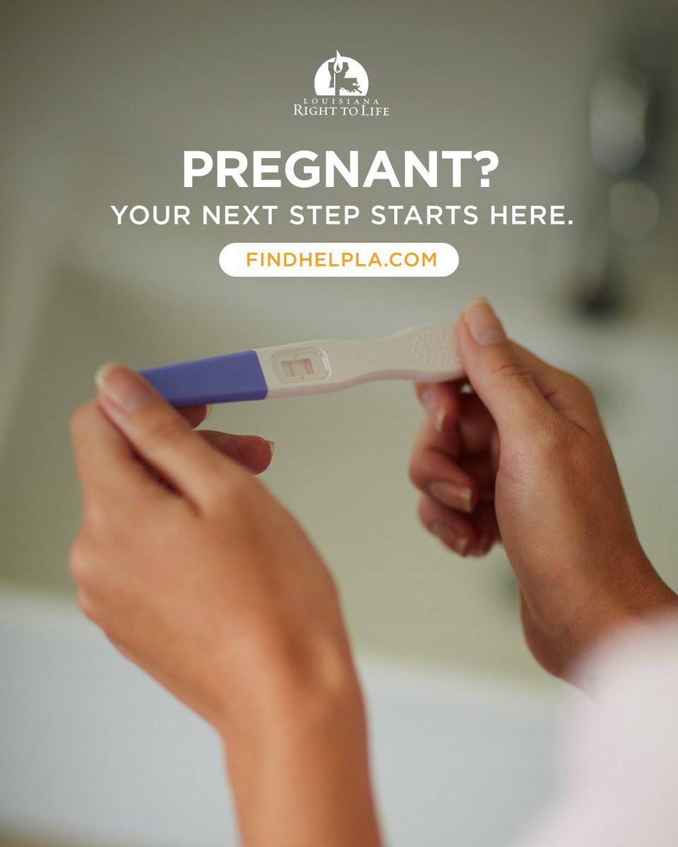 LARighttoLife's tweet photo. You don't have to navigate your pregnancy alone.

Pregnancy centers across Louisiana offer free, confidential support with no judgment and no pressure. Just help.

Take your next step at https://t.co/w9HXzPSDeb. https://t.co/5QorbhvfMJ