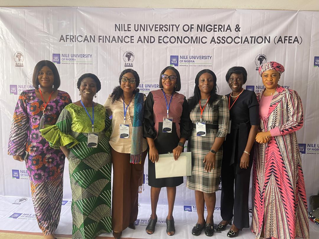 AAAWE198's tweet photo. AAAWE at the 2026 Annual Conference of the African Finance and Economic Association (AFEA) in Abuja, Nigeria. Proud to connect, learn, and contribute to conversations shaping Africa's economic future. 🌍

#AAAWE #AFEA2026 #WomenInEconomics #AfricanEconomics https://t.co/ueoiC47nFT