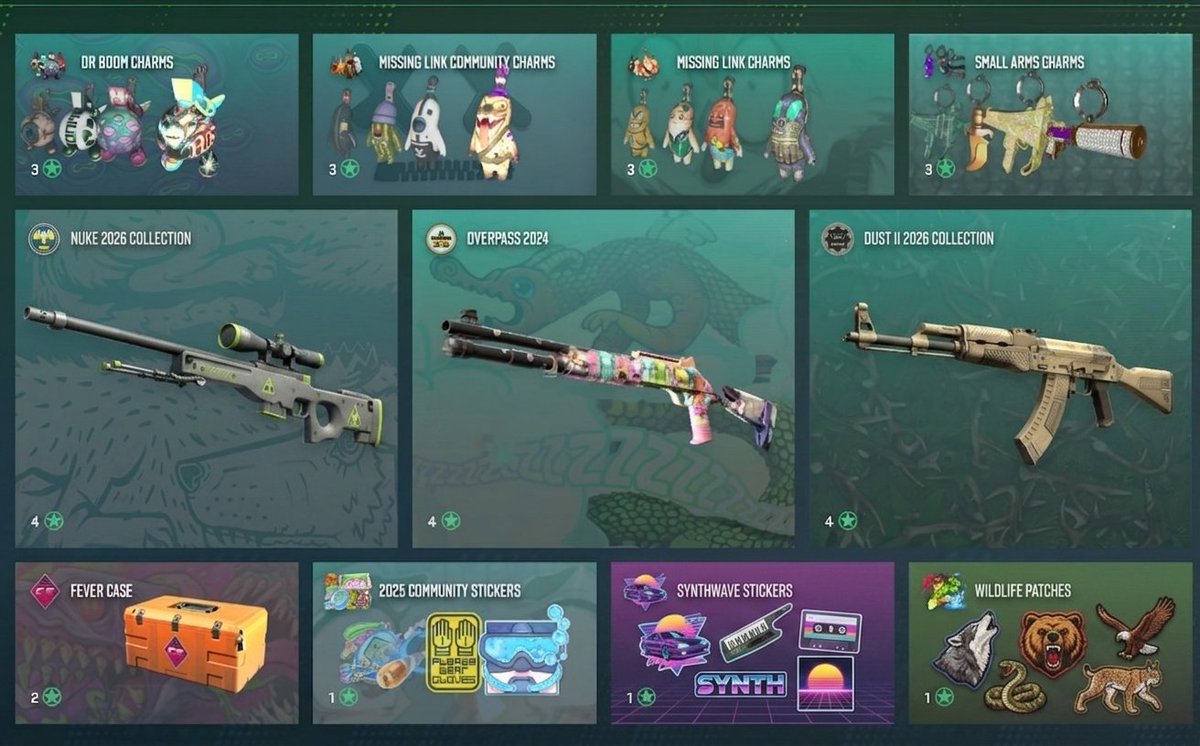 Gerhardderechte's tweet photo. ARMORY UPDATE JUST DROPPED!!!!🤯

2 NEW SKIN COLLECTIONS
2 NEW STICKER COLLECTIONS

WE ARE SO BACK BOYS🗣️

How are you spending your stars right now??🤔 https://t.co/J0hVqSjh96