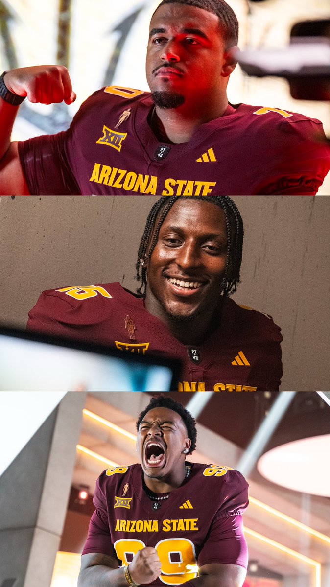 ASUFootball's tweet photo. Lights. Camera. Sun Devils. 😎 https://t.co/JiGdlOZDfx