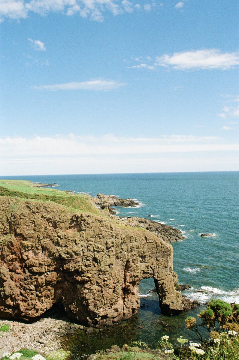 AlexEGTK's tweet photo. A walk around Montrose:
An elephant that looks like a rock,
a lime kiln that's falling into the sea,
a lighthouse,
and some stones.

On the Canon FTB, with either the Sigma Mini Wide 2 35mm f/2.8 or the nFD 50mm f/1.8, then the usual Gold 200 because it's cheap. https://t.co/4fkmNueHdX
