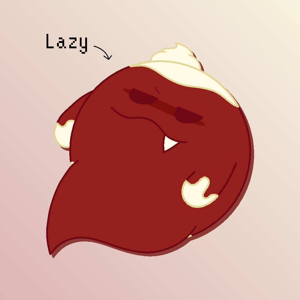 Shroobignon's tweet photo. Im so lazyyy this week x__x
Maybe because of the heat again, idk.

Here's a quick doodle of Velveboo :p https://t.co/wMLGKkuYwX