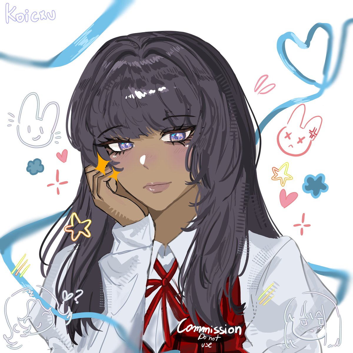 Koicxv's tweet photo. Thank you so much @anamanaj12 for trusting me with your character! 💖 It was so much fun drawing her.
#Vgen #vgencoms #artshare #artist #commission #artmoots https://t.co/hBgGJQ479R
