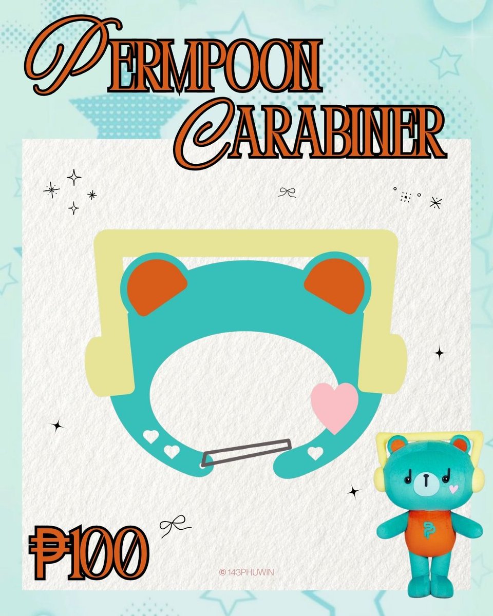 143phuwin's tweet photo. ⊹ ࣪ ˖ Permpoon Inspired Carabiner .✦ ݁˖
╰┈➤ by @143phuwin ˎˊ˗

── Open until July 10, 2026
── ₱100 each
── Can do meet up at ppw fancon in mnl

Order Form: https://t.co/MamqfA2YkC

#permpoon #ppw #pondphuwin https://t.co/Af4CWO3la3