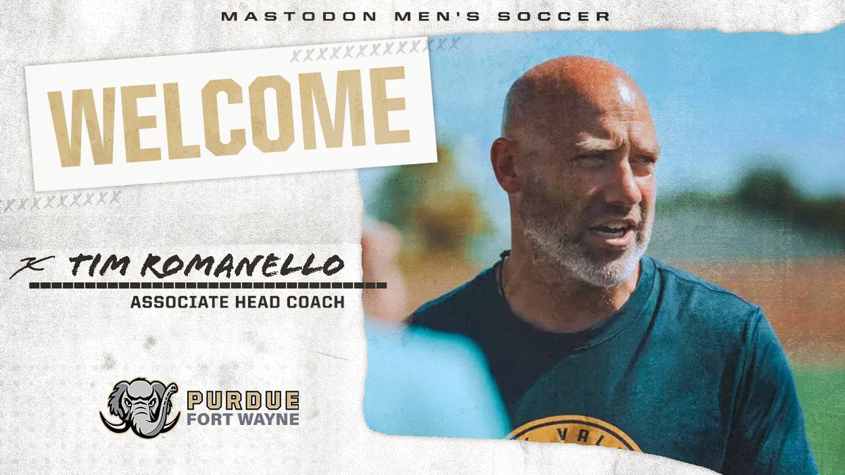 MastodonMSoccer's tweet photo. ⚽️ Tim Romanello Named Mastodon Men’s Soccer Associate Head Coach

🗞️ https://t.co/KqEiPq8VFi

#FeelTheRumble #HLMSOC https://t.co/Zl72w1HupV