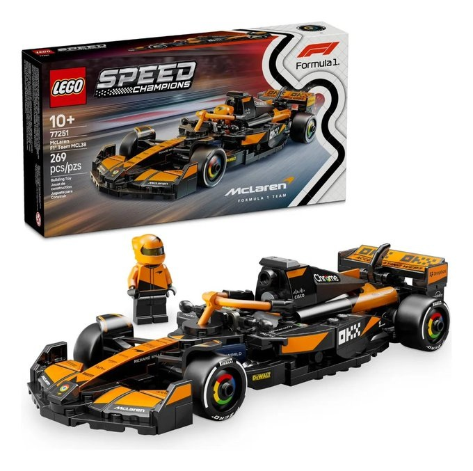 blog_formula1's tweet photo. 🟡 7/7 MERCADO LIVRE 🟡

Lego McLaren MCL38 Speed Champions: 17% OFF

Link: https://t.co/59MvBvJOLe https://t.co/LZYXTVr2sn