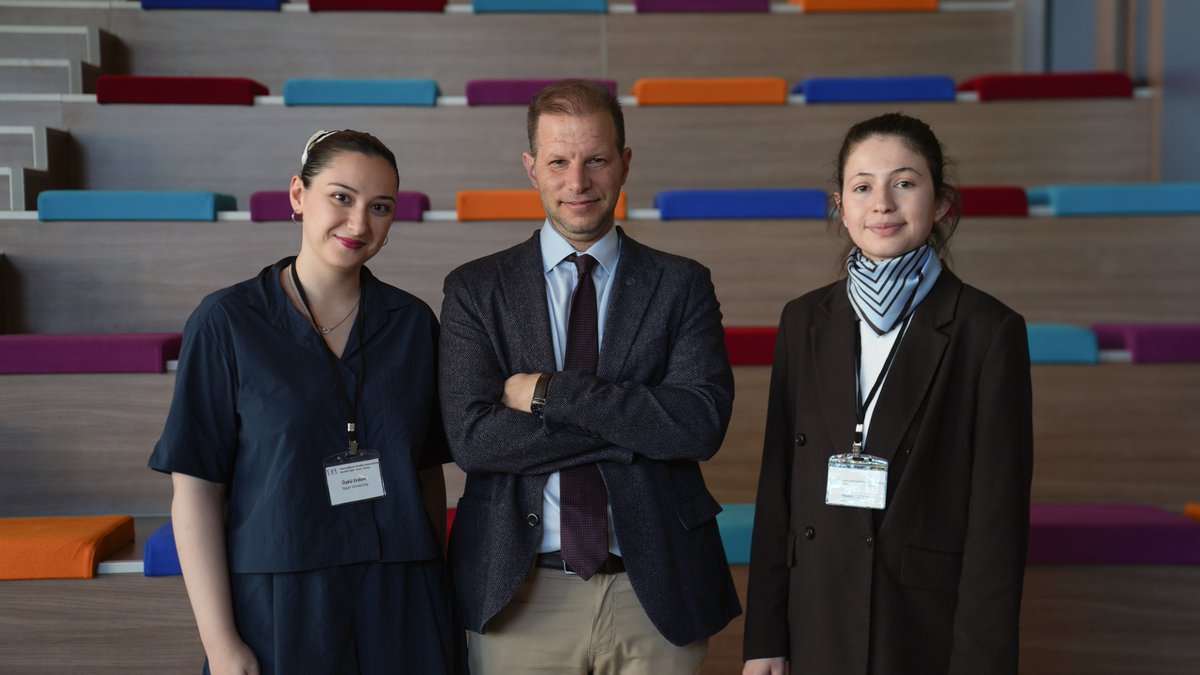 YasarMedCenter's tweet photo. A memorable moment with the Centre for Mediterranean Studies team from ISA Interdisciplinary Studies Section 2026 Conference at Yaşar University 📸
#InternationalConference  
#YaşarUniversity https://t.co/wBhpRJuU38