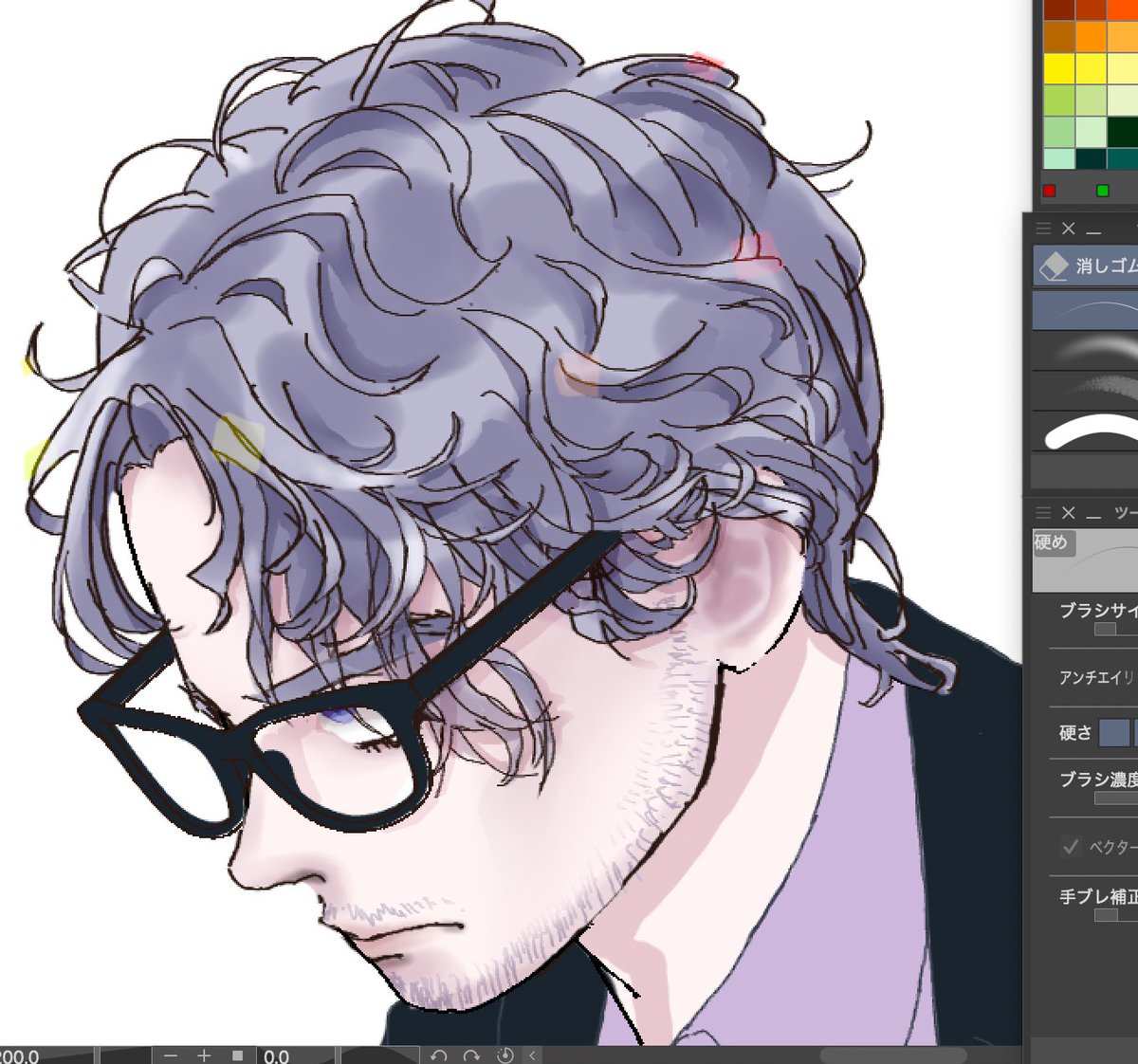 camadoneco's tweet photo. ウロ蝕の立ち絵進捗 https://t.co/TKzNglveMe
