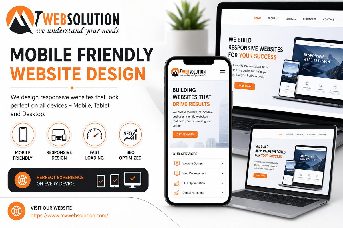 MVWEBSOLUTION's tweet photo. Mobile Friendly Website Design
Mobile Friendly Website Design ensures your website looks and performs perfectly on smartphones, tablets, and desktops.
https://t.co/PGMhOAyUEQ
#digitalmarketing #emailmarketing #internetmarketing #seo #webdevelopment #webdesign https://t.co/dtpD4aNErh