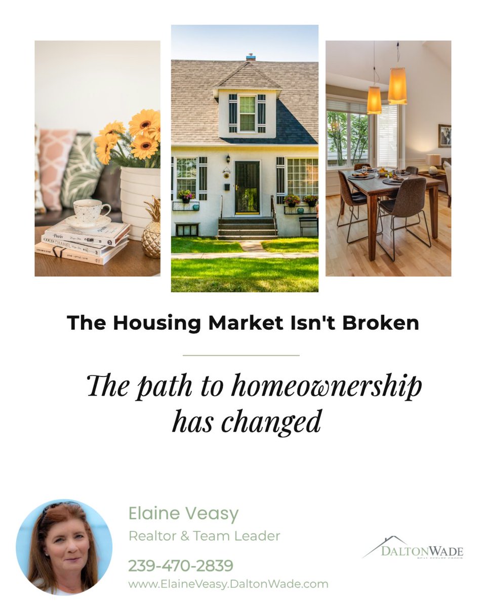 SWFLGoodLife's tweet photo. Today's market looks different from what it did years ago, but opportunities exist.

Successful buyers are:
✔️ Expanding their search
✔️ Considering different property types
✔️ Exploring financing options
✔️ Focusing on long-term goals

Homeownership is within reach. https://t.co/OK4aOFDy5X