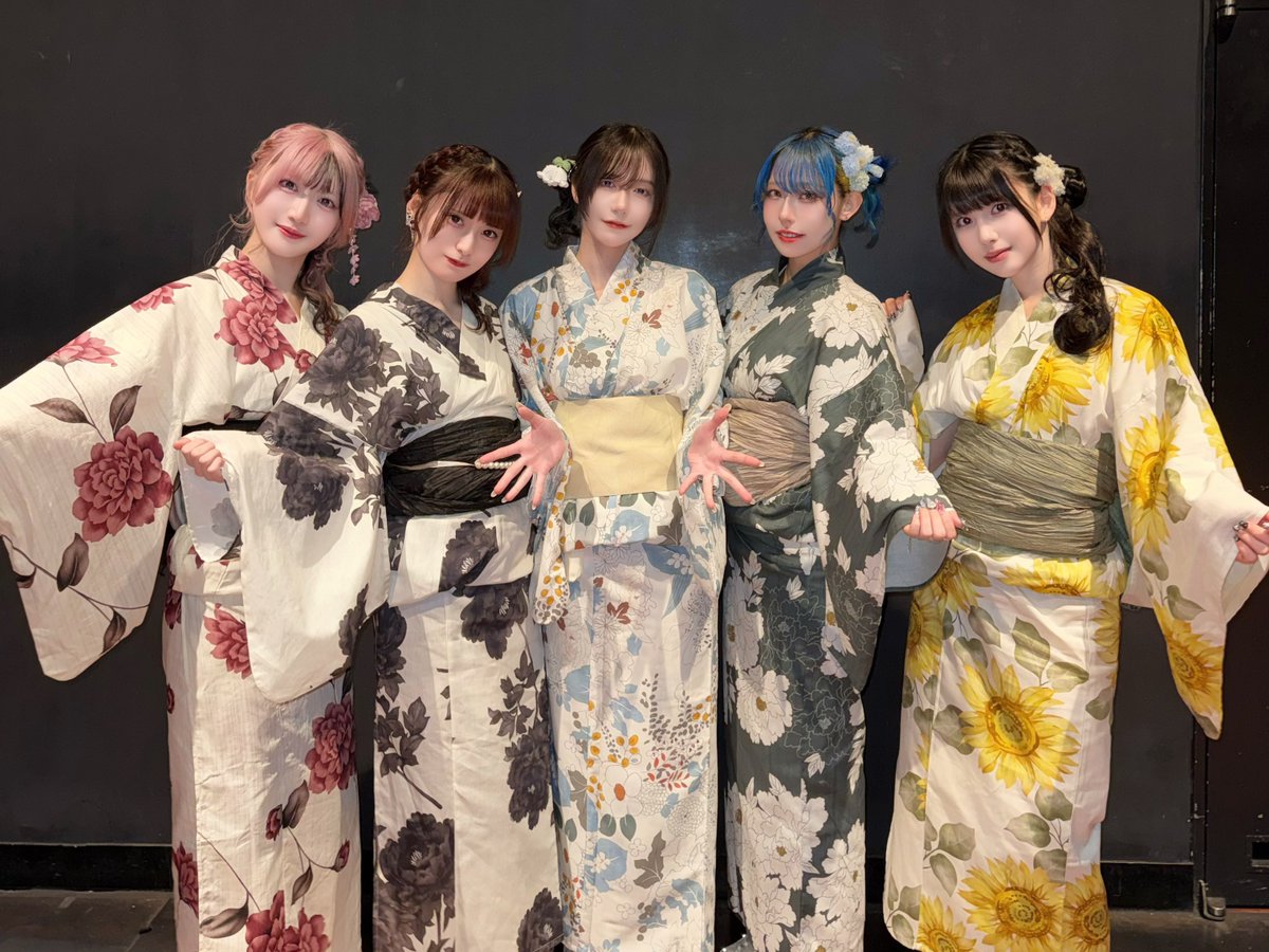 jiemei_idol's tweet photo. ⠀/／
  　本日のお写真📸
   \＼

本日は
 「夜光性アミューズ主催ライブ
『YORU-FES ~夜を駆けるサーキットSP~』」 📍WWW Xお越しいただき誠にありがとうございました❣️

一年に一度の七夕🎋🌟
浴衣姿で逢うことができて素敵な時間となりました👘

次のライブは7/10(金) 『LOVE 2026 -漢祭-』📍 Spotify O-EASTにてお待ちしております❤️‍🔥