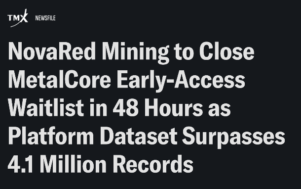 sugarspiceNOLA's tweet photo. Listen up infrastructure bulls, this is why $NREDF hits different for me
Everyone talks about AI needing chips, power and copper
NovaRed is taking that one step deeper: using AI to help find the metals the AI economy needs
MetalCore now has 4.1M+ records across Canadian and US mineral properties
That scale matters because mineral systems are patterns
Geochemistry, magnetic anomalies, deposits, old wells, geothermal records, claims, satellite scenes and past reports all tell pieces of the story
At Wilmac, MetalCore connected 10 occurrences, 19 reports, 38 samples and aeromagnetics. It helped push the story from copper-gold into copper-gold-platinum
That is the reason I’m positioned in NovaRed Mining Inc
Wilmac is the ground. MetalCore is the brain
Copper demand is the macro
NFA