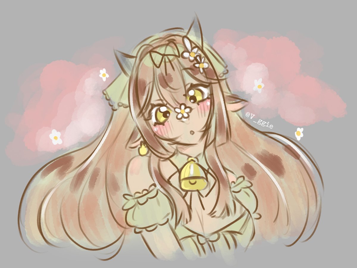 Dozy_Princess's tweet photo. It’s always a lovely day when I see a doodle from @v_ggie 🌱

#dozyprincessart https://t.co/5iUXms7Otr